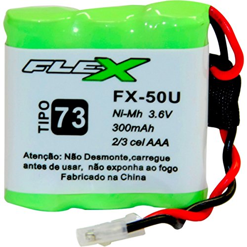 Bateria Universal para Telefone Sem Fio 300MAH 3,6V FX-50U FLEX