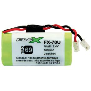 Bateria Universal para Telefone Sem Fio 2.4V 600MAH PLUG Univer