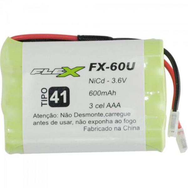 Bateria Universal para Telefone Sem Fio 600mah 3,6v Fx-60u Flex - Vitrine