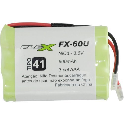 Bateria Universal para Telefone Sem Fio 600MAH 3,6V FX-60U FLEX