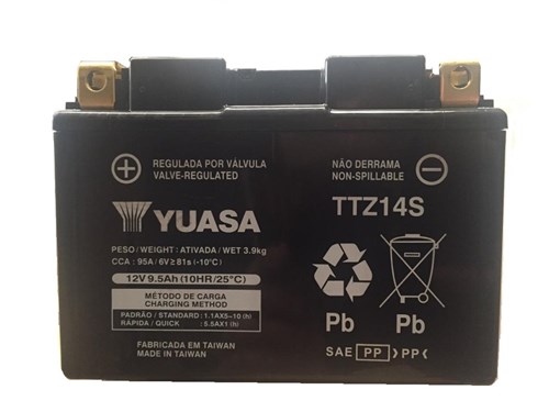 Bateria Yuasa Ttz14s Shadow 750 Transalp Midnight 950 Cb1300