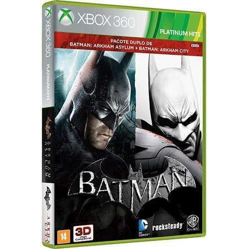 Batman Arkham Asylum + Batman Arkham City - Xbox 360