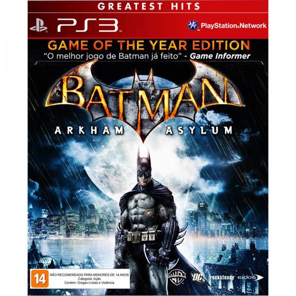 Batman - Arkham Asylum PS3 - Wb Games