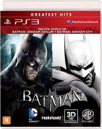 Batman Arkham Combo Asylum+city Ps3 Usado