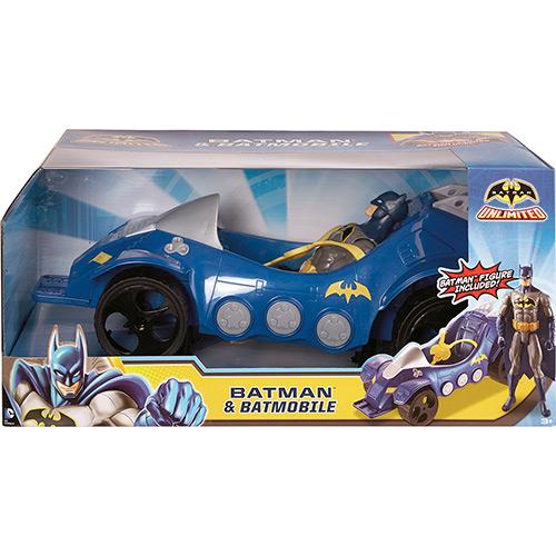 Batman-batmovel com Figura 30cm Ckk35 - Mattel