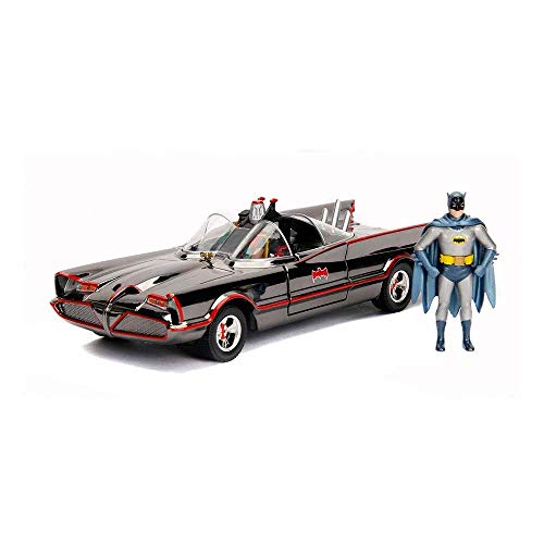 Tudo sobre 'Batmobile 1966 Classic Tv 1:24 Jada Toys Comic Con 2018'