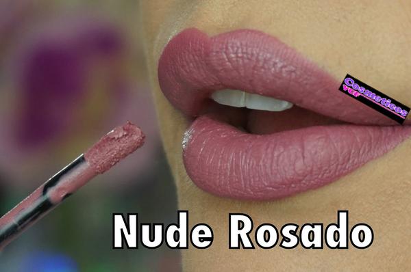 Batom Líquido Matte Ricosti - Nude Rosado