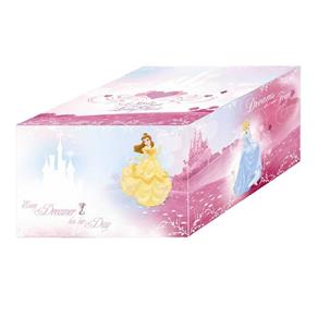 Baú Infantil de Tecido Princesas Disney Fun Spaces - Rosa