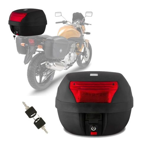Baú Moto 28 Litros Motociclista Pro Tork Smart Box