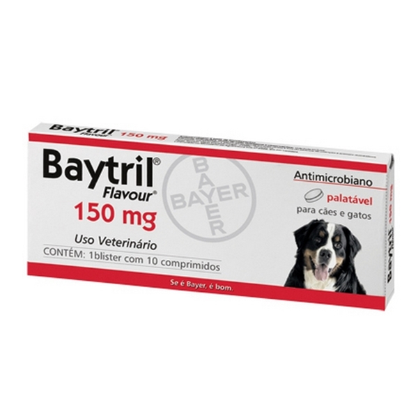 Baytril 150 Mg- 10 Comprimidos - Bayer