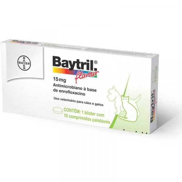 Baytril 15mg (10 Comprimidos) - Bayer