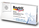 Baytril 50MG - 10/Comprimidos - Bayer