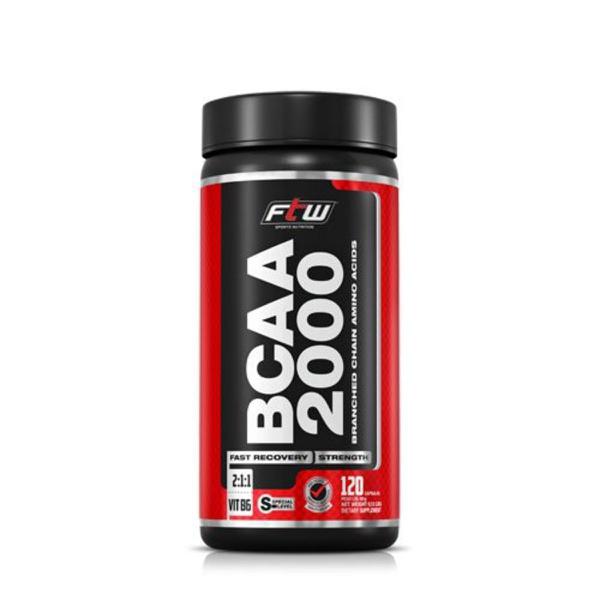 Bcaa 2.000 500mg - 120 Cápsulas - FTW - Fitoway