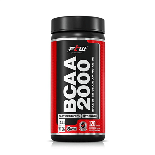 BCAA 2.000 FTW 500mg - 120 CÁPS