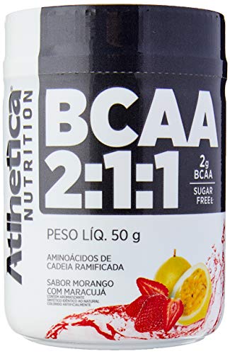 BCAA 2:1:1-50 G Morango com Maracujá, Atlhetica Nutrition