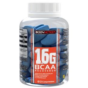 Bcaa 1,6G Recoveron - Body Action - Sem Sabor - 60 Comprimidos
