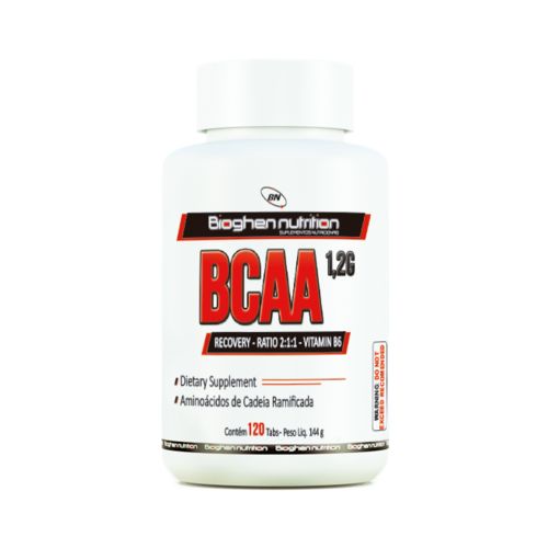 Bcaa 1,2g 120 Tabletes - Bioghen Nutrition