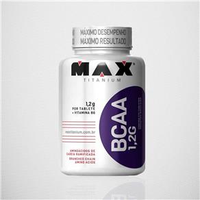 BCAA 1,2G - Max Titanium - Sem Sabor - 120 Tabletes