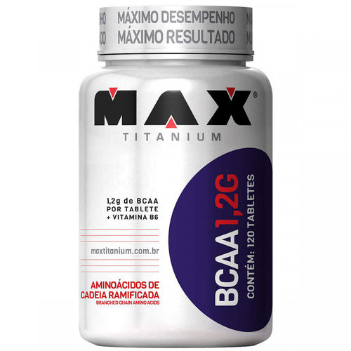 Bcaa - 120 Tabletes - Max Titanium