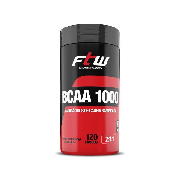 Bcaa 1000 2:1:1 - 120 Cápsulas - FTW - Fitoway