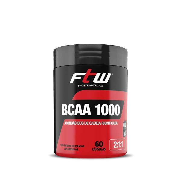 Bcaa 1000 2:1:1 - 60 Cápsulas - FTW - Fitoway