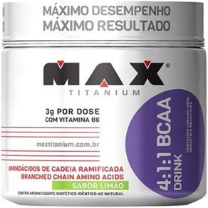 BCAA 4:1:1 Drink - Max Titanium - 280 G - LIMÃO