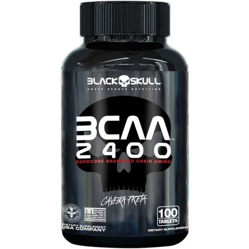 Bcaa 2400 - 100 Tabletes - Black Skull