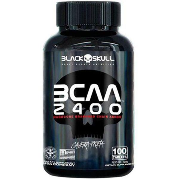 BCAA 2400 100 TABS - BLACK SKULL - Caveira Preta