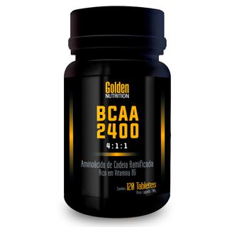 BCAA 2400 Golden Nutrition Intlab - Aminoácido de Cadeia Ramificada 120 Cáps