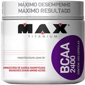 Bcaa 2400 - Max Titanium - 450 Cápsula - Aminoácido