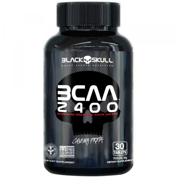 BCAA 2400 Mg - 30 TABS - BLACK SKULL - Caveira Preta