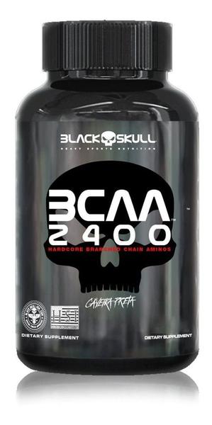 Bcaa 2400 Mg - 400 Tabs - Black Skull - Caveira Preta