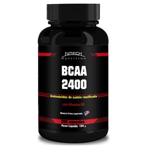 Bcaa 2400 - Nitech Nutrition - Sem Sabor - 200 Cápsulas