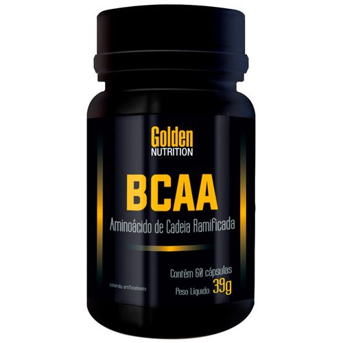 Bcaa - 60 Cápsulas - Golden Nutrition