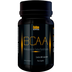 BCAA Aminoácido de Cadeia Ramificada 100 Cápsulas - Golden Nutrition