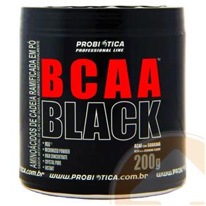 BCAA Black - 200g - Probi?tica - Morango - 200 G