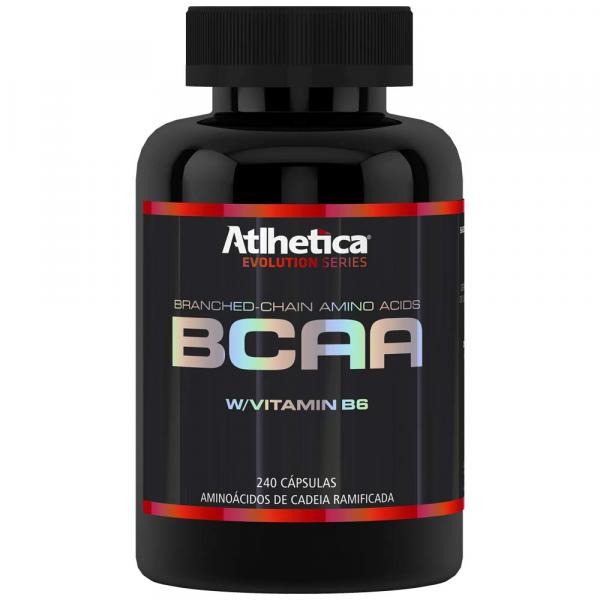 Bcaa com Vitamina B6 - Evolution Series - 240 Cápsulas - Atlhetica
