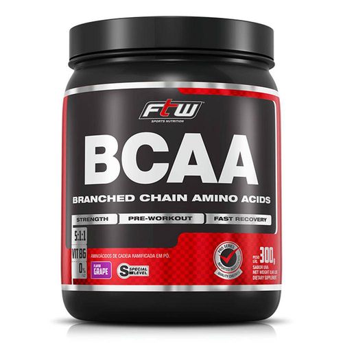 Bcaa em Pó Sabor Uva - 300g - Ftw Sport Nutrition