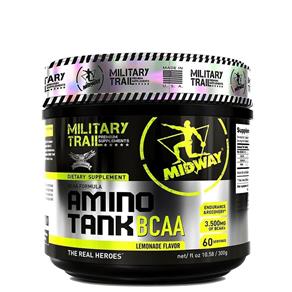 BCAA MIlitary Trail Amino Tank 3500 - 300g - MidWay USA - Blueberry - 300 G