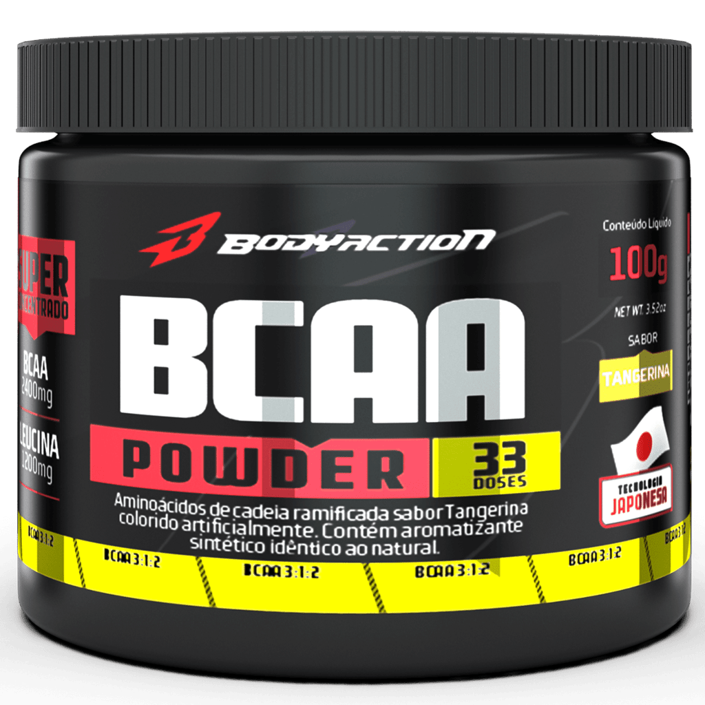 Bcaa Muscle Builder Tangerina 100G Body Action