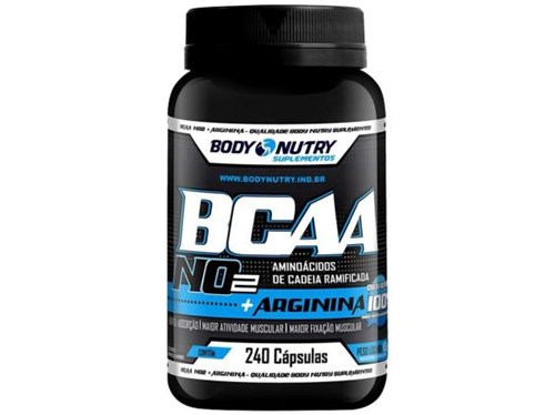BCAA NO2 Arginina 240 Cápsulas - Body Nutry