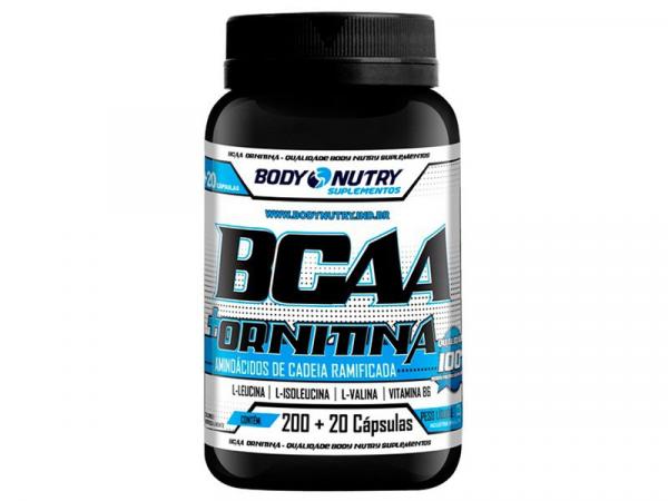 Bcaa + Ornitina 220 Cápsulas - Body Nutry