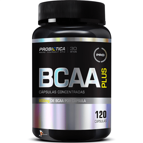 Bcaa Plus 800Mg 120 Cáps - Probiótica