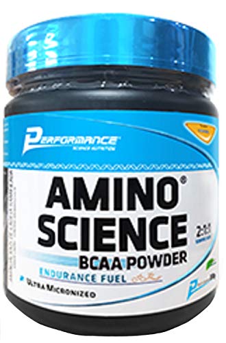 Bcaa Pó Amino Science Powder Performance Nutrition 300 G - Laranja