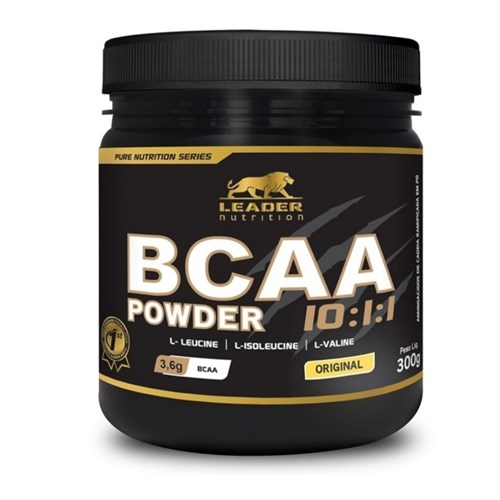 Bcaa Powder 10:1:1 em Pó 300Gr - Leader Nutrition (FRUTAS VERMELHAS)
