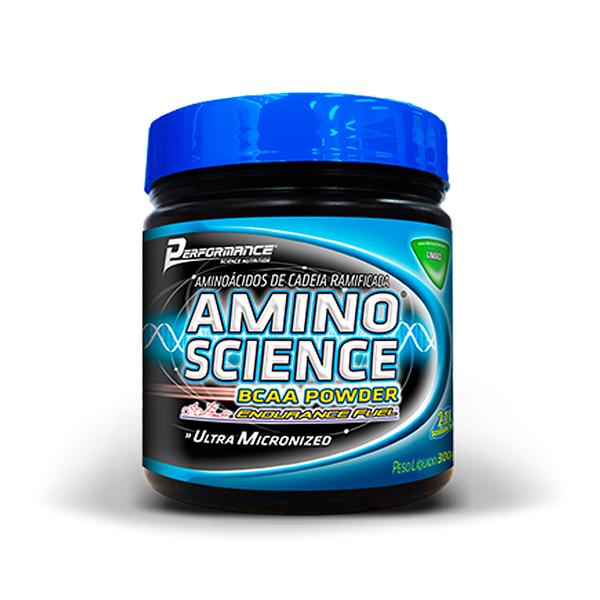 BCAA Powder Amino Science 300g Melancia Performance Nutrition - Performance Nutrition
