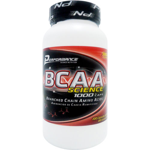 Bcaa Science 1000 Caps - 200 Cápsulas - Performance Nutrition