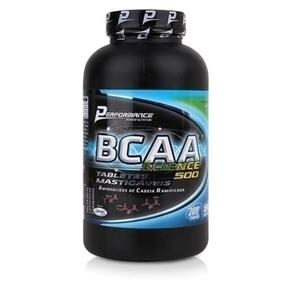 BCAA Science 500 Mastigável Sabor Limão 200 Tabletes - Performance - LIMÃO