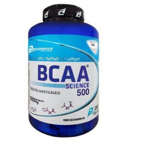 Bcaa Science Tabletes Mastigáveis Coco Performance Nutrition 500 Mg.