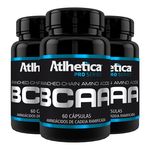 BCAA - 3 Un de 60 Cápsulas - Atlhetica